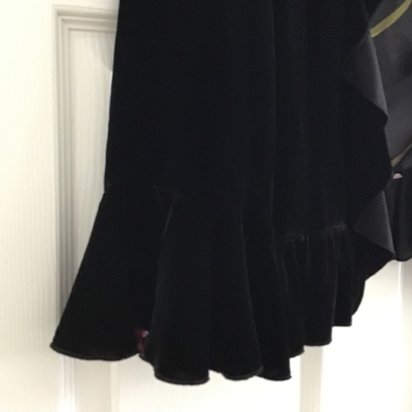 WD.NY Black silk/velvet lined 3/4 length sleeve jacket - Picture 3 of 8